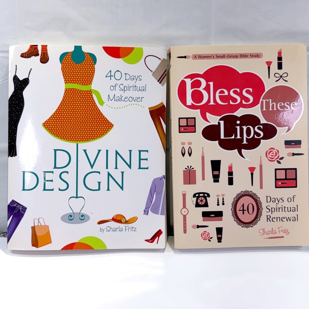 Sharla Fritz Divine Design Bless These Lips 40 Days Spiritual Study Books 1191C8